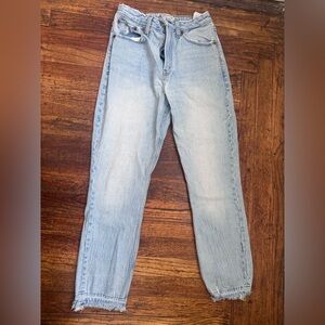 Abercrombie & Fitch Light Blue Curve Love Women Jeans